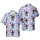 Bigfoot Uncle Sam Hawaiian Pattern with Fireworks, Flag Balloons & Popsicle Seamless Design Short-sleeve Hawaiian Shirt - 1
