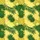 Seamless Hawaiian Whole Pineapple & Frond Pattern: Yellow Green Black High Contrast Botanical Short-sleeve Hawaiian Shirt - 7