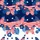Patriotic Hawaiian Pattern: Flag Butterfly Design, Waving Stripes & Deep Navy Short-sleeve Hawaiian Shirt - 7