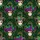 Ornate Jester & Female Masquerade Masks, Peacock Feather Filigree Textile Print Short-sleeve Hawaiian Shirt - 7