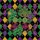 Mardi Gras Masquerade Masks Crawfish Donuts Fleur-de-lis Glitter Argyle Fabric Design Short-sleeve Hawaiian Shirt - 7
