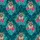 Raccoon Repeating Masked Tropical Monstera Palm Hibiscus Botanical Seamless Pattern Short-sleeve Hawaiian Shirt - 7