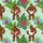 Bigfoot Hawaiian Characters: Pineapple, Flamingo, Unicorn Floats & Lush Botanical Design Short-sleeve Hawaiian Shirt - 7