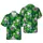 Repeating Opossums Multi-Pose North American Hibiscus Tropical Jungle Botanical Edge-to-Edge Short-sleeve Hawaiian Shirt - 1