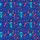 Royal Blue Teal Alien Peace Sign Rocket Launch Planetary Sublimation Art Short-sleeve Hawaiian Shirt - 7
