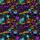 Hawaiian Neon Halloween Pattern: Jack-O-Lantern Skull Ghost Witch Textile Print Short-sleeve Hawaiian Shirt - 7