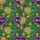Mardi Gras Hearts Pattern: Emerald Leopard Fleur-de-Lis Cross Diamond Tropical Mosaic Short-sleeve Hawaiian Shirt - 7