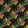 Vibrant Mardi Gras Tropical Design: Ornate Purple Mask, Golden Saxophone, Feather & Bead Botanical Motif Short-sleeve Hawaiian Shirt - 7