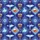 Golden Menorah Sufganiyot Star of David Dreidels Diamond Mosaic Hawaiian Fabric Pattern Short-sleeve Hawaiian Shirt - 7