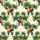 Hawaiian Gorilla Tropical Pattern: Anthropomorphic Gorillas, Palm, Hibiscus Tile Short-sleeve Hawaiian Shirt - 7