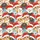 Cat Lover Christmas: Tropical Santa Hat Kitten Diverse Faces Dense Design Short-sleeve Hawaiian Shirt - 7