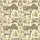 Hawaiian Goat Kids Farm Scene Etching - Parchment Cream Sepia Tones Short-sleeve Hawaiian Shirt - 7