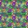 Ornate Mardi Gras Mask Crawfish Top Hat Fleur-de-lis Gold Green Purple Seamless Pattern Short-sleeve Hawaiian Shirt - 7