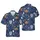Seamless Hawaiian Halloween Skulls Jack-o'-lanterns Ghosts Spiders Bats Fabric Sublimation Design Short-sleeve Hawaiian Shirt - 1