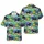 8K Resolution Hawaiian Race Tile: Jockeys, Horses, Grandstands, Spectators at Full Gallop Short-sleeve Hawaiian Shirt - 1