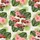 Red Fire Truck Hawaiian: Engine Monstera Hibiscus Cream Sublimation Fabric Pattern Short-sleeve Hawaiian Shirt - 7