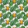 Hawaiian Golden Beer Steins Frothy Foam Black Outlines Monstera Leaf Fabric Design Short-sleeve Hawaiian Shirt - 7