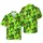 Leprechaun Gorilla Hawaiian: St. Patrick's Shamrocks, Gold Coins & Green Beer Short-sleeve Hawaiian Shirt - 1