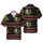 Humorous Holiday Fan: Tropical Modern Santa with Phone & Tree 'Ask If Real' Fabric Pattern Short-sleeve Hawaiian Shirt - 1