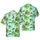 Bigfoot Gorilla Surfing Hula Pink Flamingo Hawaiian Ocean Island Seamless Pattern Short-sleeve Hawaiian Shirt - 1