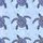 Textile Hawaiian Sea Turtle Tribal Sky Blue Dark Blue Black White Seamless Pattern Short-sleeve Hawaiian Shirt - 7