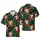 Cow Lover Hawaiian Christmas Cow Faces: Santa Hats, Reindeer Antlers, Pine & Holly Short-sleeve Hawaiian Shirt - 1