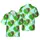 Realistic Grey Squirrels Hawaiian Pattern Palm Bananas Sky Blue 8K Design Short-sleeve Hawaiian Shirt - 1