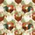 Rooster Hen Fowl Scene: Hawaiian Tropical Chickens, Eggs, Mottled Beige Ground Short-sleeve Hawaiian Shirt - 7