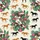 Thoroughbred Racehorse Jockeys: Colorful Hawaiian Galloping Horse & Tropical Botanicals Short-sleeve Hawaiian Shirt - 7