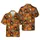Hawaiian Turkey Pilgrim Hat Pumpkin Pie Gourds Berries Leaf Dot Tropical Pattern Short-sleeve Hawaiian Shirt - 1