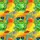 Speckled Frog Sunglasses Cocktail Peace Sign Palm Tree Hawaiian Pattern Design Short-sleeve Hawaiian Shirt - 7