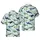 Hawaiian Whale Pattern: Humpback Sperm Killer Whales Soft Watercolor Marine Fabric Print Short-sleeve Hawaiian Shirt - 1
