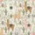 Llama Alpaca Hawaiian Potted Cacti Print: Off-White Tan Fur, Geometric Blankets Short-sleeve Hawaiian Shirt - 7