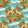 Colorful Hawaiian Hula Dancers, Ukuleles, Palm Trees & Island Beach Pattern Short-sleeve Hawaiian Shirt - 7