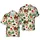 Santa Cowboy Horse Christmas Hawaiian Saguaro Cactus Poinsettia Holly Print Short-sleeve Hawaiian Shirt - 1