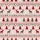 Hawaiian Dark Red Charcoal Reindeer Pine Tree Snowflakes Starburst Tile Design Short-sleeve Hawaiian Shirt - 7