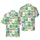 High Contrast Edge-to-Edge Hawaiian Body Contour Mosaic Textile Pattern Short-sleeve Hawaiian Shirt - 1