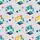 Bowler's Hawaiian Pins & Balls Hexagon Circle Triangle Dash Line Motif Short-sleeve Hawaiian Shirt - 7