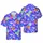 80s 90s Squirrel Music Party Design: Pop Culture Geometric Tropical Textile Pattern Short-sleeve Hawaiian Shirt - 1