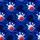 Bowling Enthusiast Seamless Hawaiian Pins Red Ball Electric Blue Flames Black Mosaic Short-sleeve Hawaiian Shirt - 7
