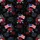 Waving American Flags, Fireworks, Night Sky Stars, Tropical Botanical Textile Print Short-sleeve Hawaiian Shirt - 7