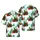 Bigfoot Sasquatch Santa Hat Presents Lights Snow Pine Hawaiian Seamless Short-sleeve Hawaiian Shirt - 1