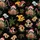 Raccoon Santa Hat Toadstool Holly Pinecone Candy Cane Black Forest Design Short-sleeve Hawaiian Shirt - 7