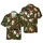 Kitten Santa Hat & Suit Tropical Christmas Pattern Snowmen Holly Gingerbread Design Short-sleeve Hawaiian Shirt - 1