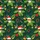 Christmas Cat Hawaiian Fabric Print: Feline Santa Hat Design, Ornaments & Pine Short-sleeve Hawaiian Shirt - 7