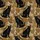 Black Cat Tropical Hawaiian Botanical Ripped Claw Mark Golden Eye Mosaic Short-sleeve Hawaiian Shirt - 7