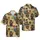 Raccoon Pirates, Galleons, Treasure Chests, Antique Parchment Map Hawaiian Textile Print Short-sleeve Hawaiian Shirt - 1