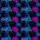 Black Cat Lover Hawaiian Golden Eye Cats Cyan Magenta Monstera Deep Black Pattern Short-sleeve Hawaiian Shirt - 7