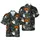 Hawaiian Halloween Jack-O'-Lantern Ghost Skull Witch Hat Bat Moon Gravestone Pattern Short-sleeve Hawaiian Shirt - 1