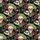 Tropical Skull Pattern with Dollar Signs, Pistols, Grenades, Brass Knuckles Fabric Design Short-sleeve Hawaiian Shirt - 7